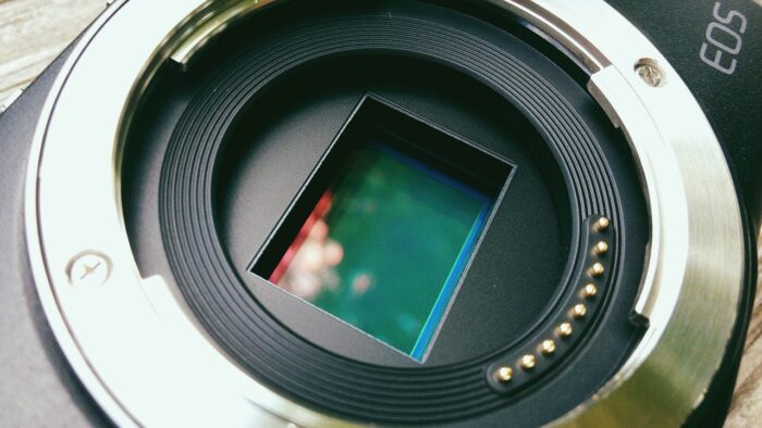 Sensor de imagem em uma câmera digital (imagem: Dave Lawrence/Flickr)