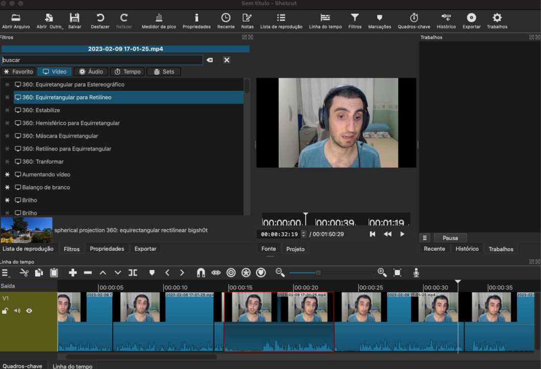 Editor de vídeo online grátis