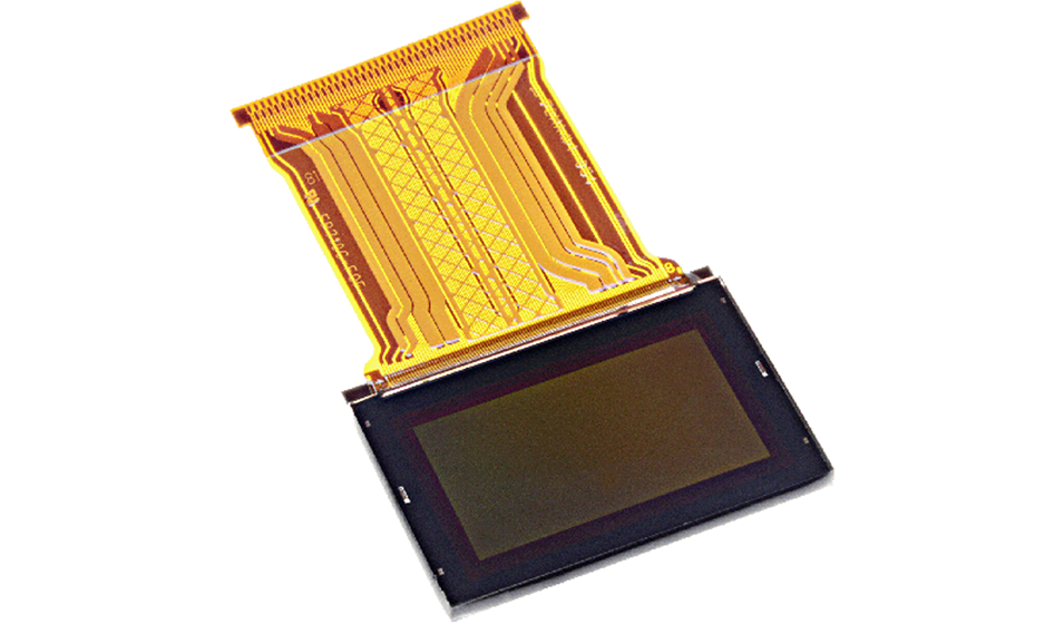 Tela de Micro OLED da Sony (Imagem: Divulgação/Sony)