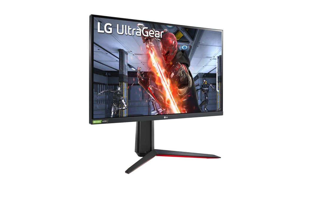 LG UltraGear modelo 27GN65R é o único dos novos monitores com suporte para AMD FreeSync e Nvidia G-Sync (Imagem: Divulgação/LG)