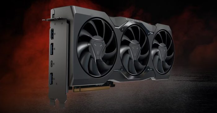 Placa de vídeo Radeon RX 7900 XTX (imagem: divulgação/AMD)