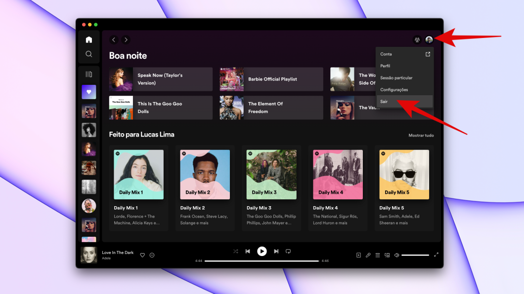 Como sair do Spotify ou desconectar sua conta de outros dispositivos ...