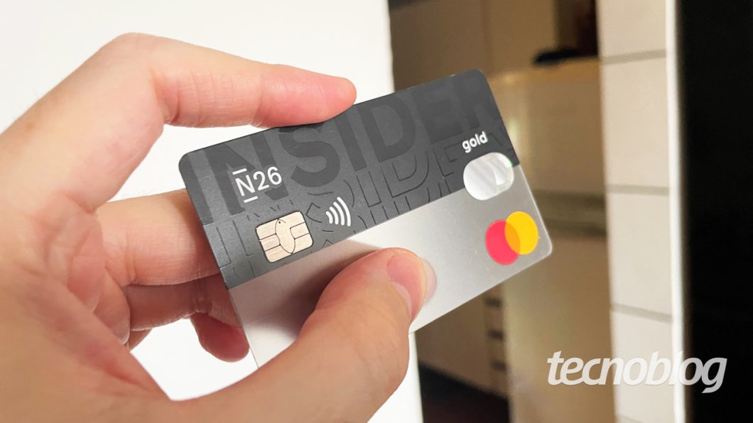 Cartão de crédito N26 Mastercard (imagem: Emerson Alecrim/Tecnoblog)