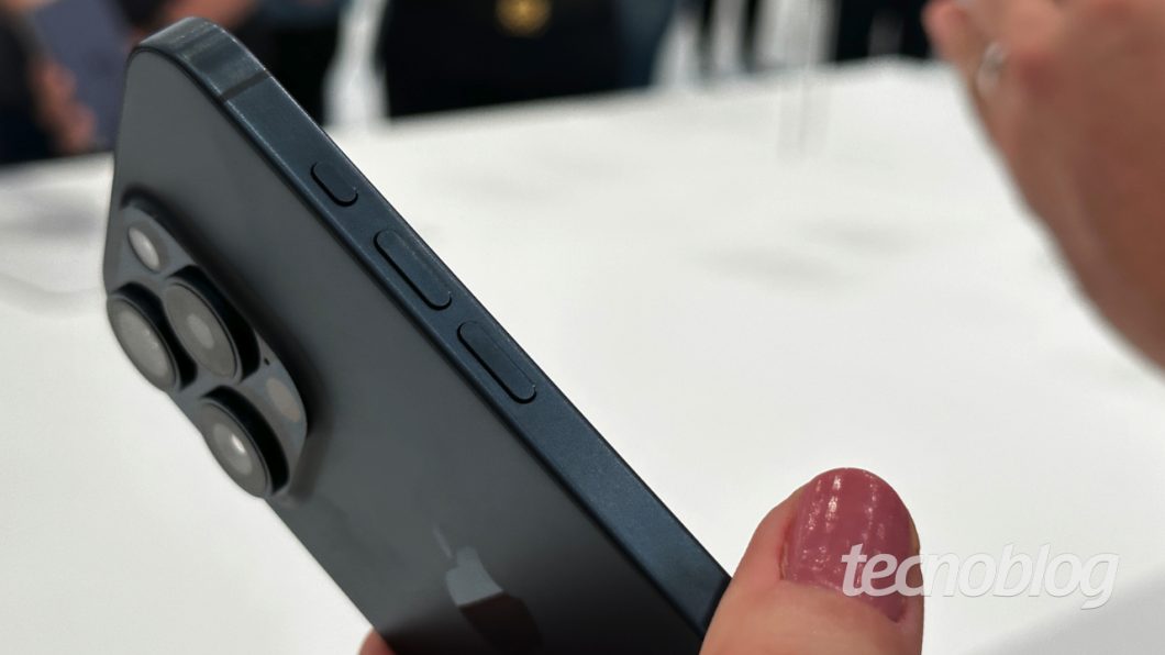 iPhone 15 Pro e Pro Max tem novo botão no lugar do switch de silencioso