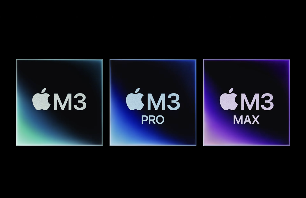 Nova linha Apple M3 é composta por três variantes (Imagem: Reprodução/Apple)