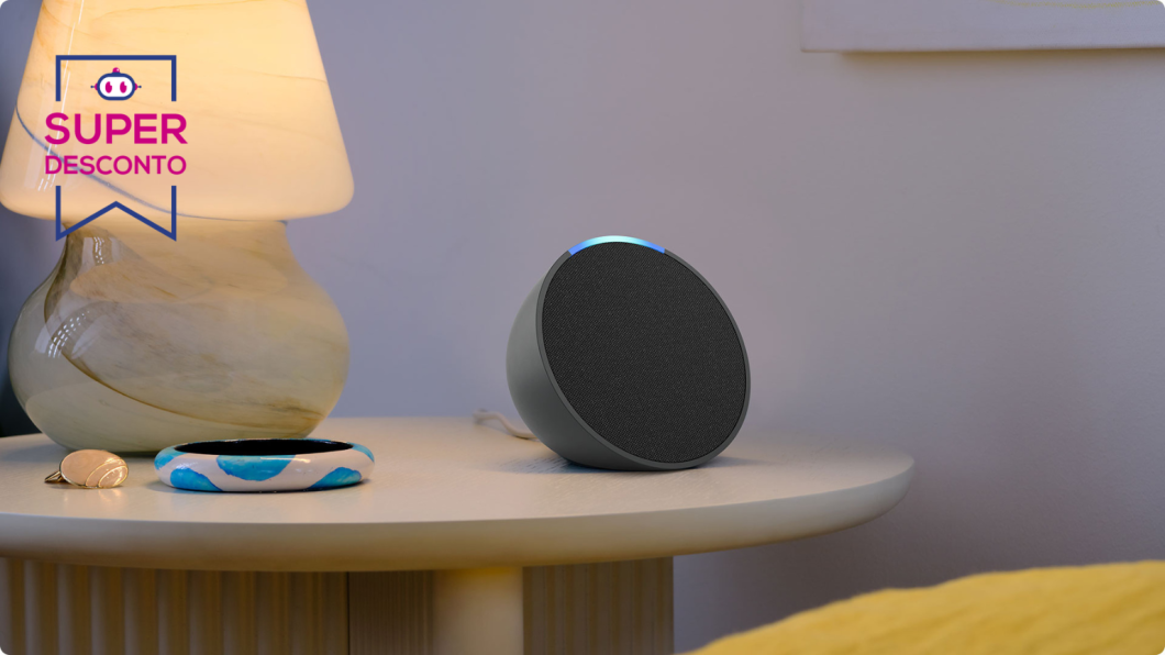 Dispositivo Amazon Echo Pop com Alexa (Imagem: Divulgação/Amazon)