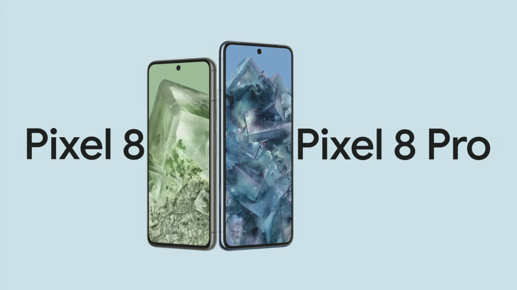 Pixel 8 e Pixel 8 Pro serão os primeiros smartphones a saírem de fábrica com o Android 14 (Imagem: Reprodução/Google)