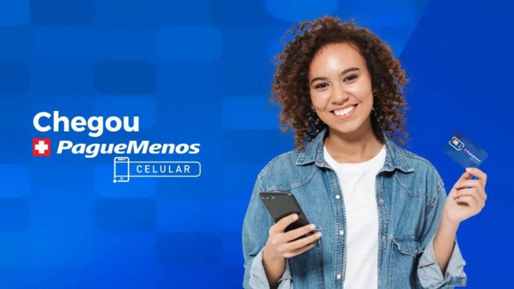 Imagem promocional do Pague Menos Celular