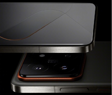 Detalhes do Xiaomi 14 Pro com chassi de titânio (Imagem: Divulgação/Xiaomi)