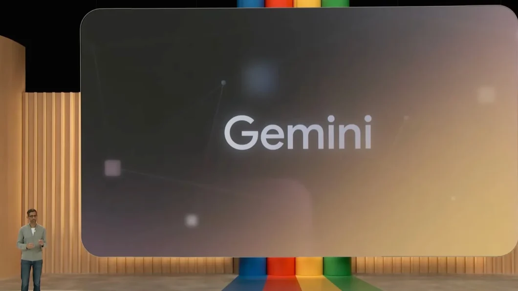 CEO do Google Sundar Pichai apresenta o projeto Gemini no Google I/O 2023
