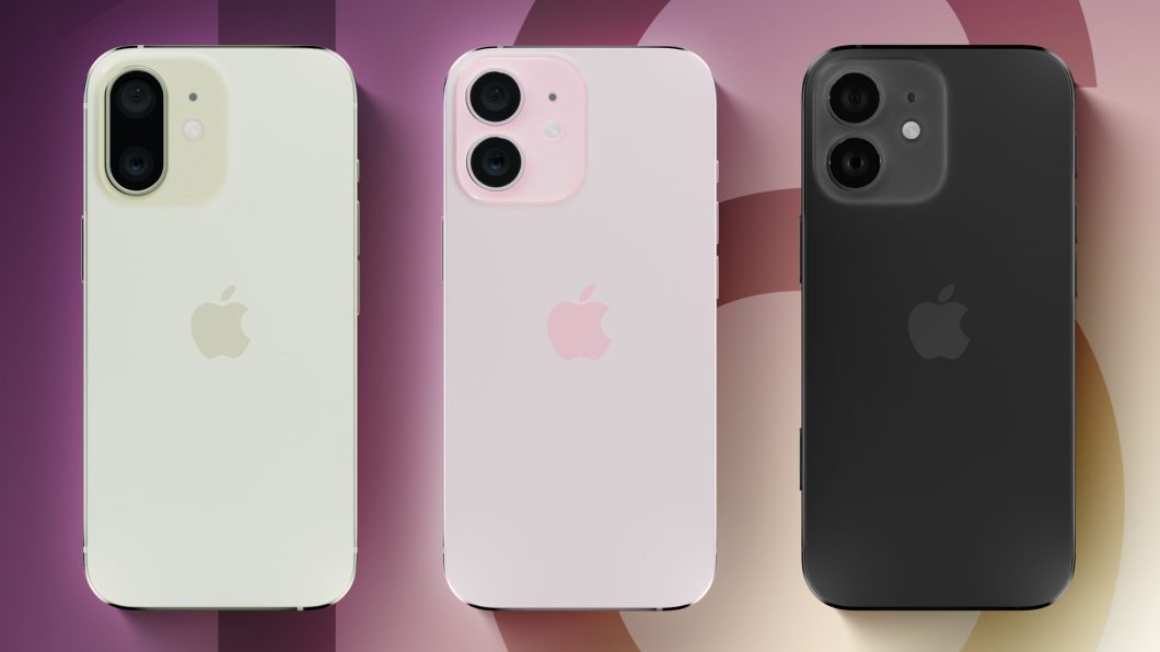 Três designs levados em consideração pela Apple (Imagem: Reprodução/MacRumors)