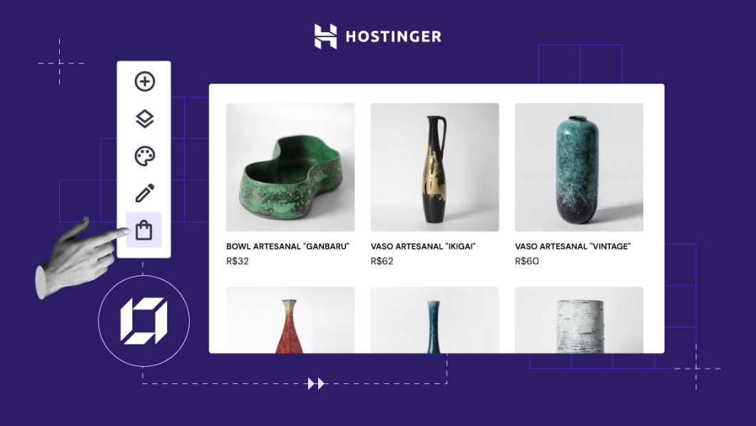Criador de Sites da Hostinger é destaque no mercado por ser fácil de usar (imagem: divulgação/Hostinger)