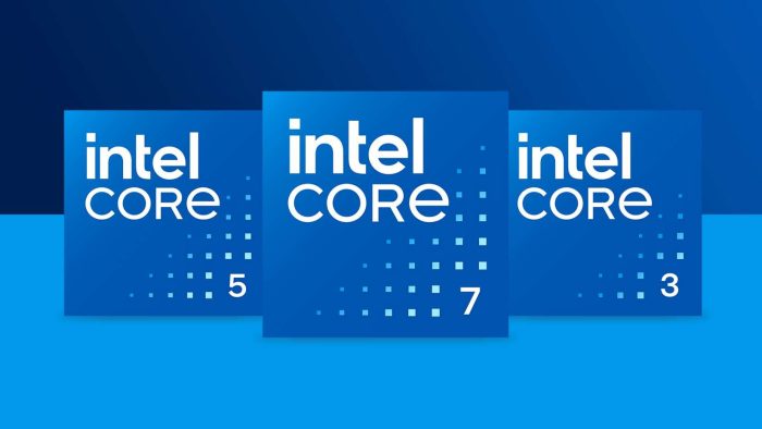 Linha de chips Core (imagem: divulgação/Intel)