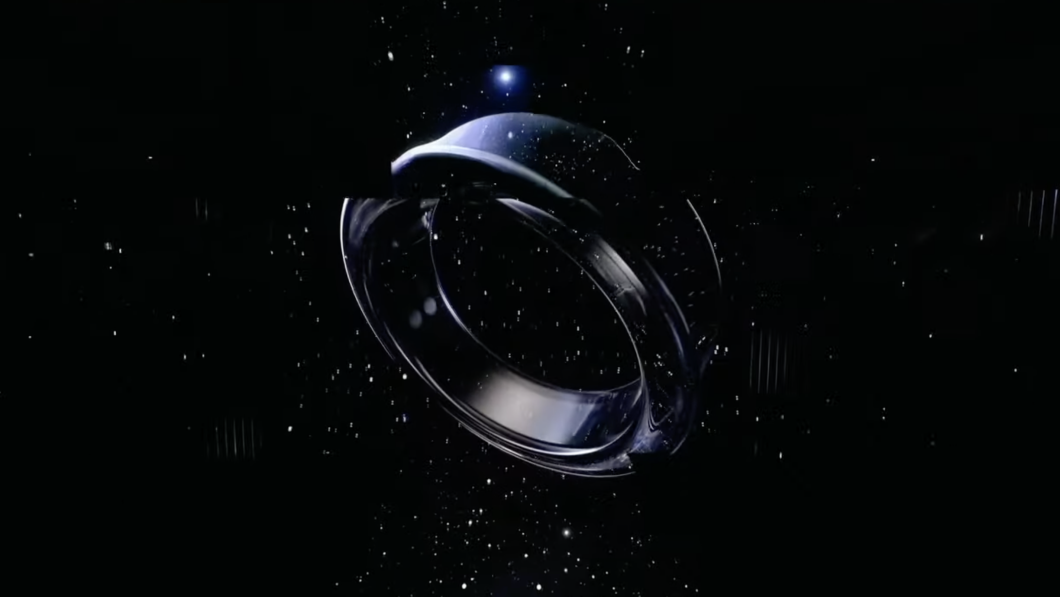 Galaxy Ring foi revelado na etapa final do Galaxy Unpacked (Imagem: Reprodução/Samsung)
