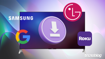 Como baixar aplicativos em smart TVs Samsung, LG, Google TV ou Roku TV