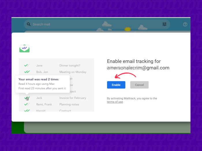 Clique em Ativar ou Enable no Gmail para habilitar o Mailsuite  (imagem: Emerson Alecrim/Tecnoblog)
