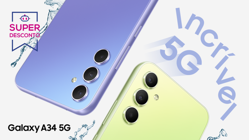 Galaxy A34 5G (Imagem: Divulgação/Samsung)