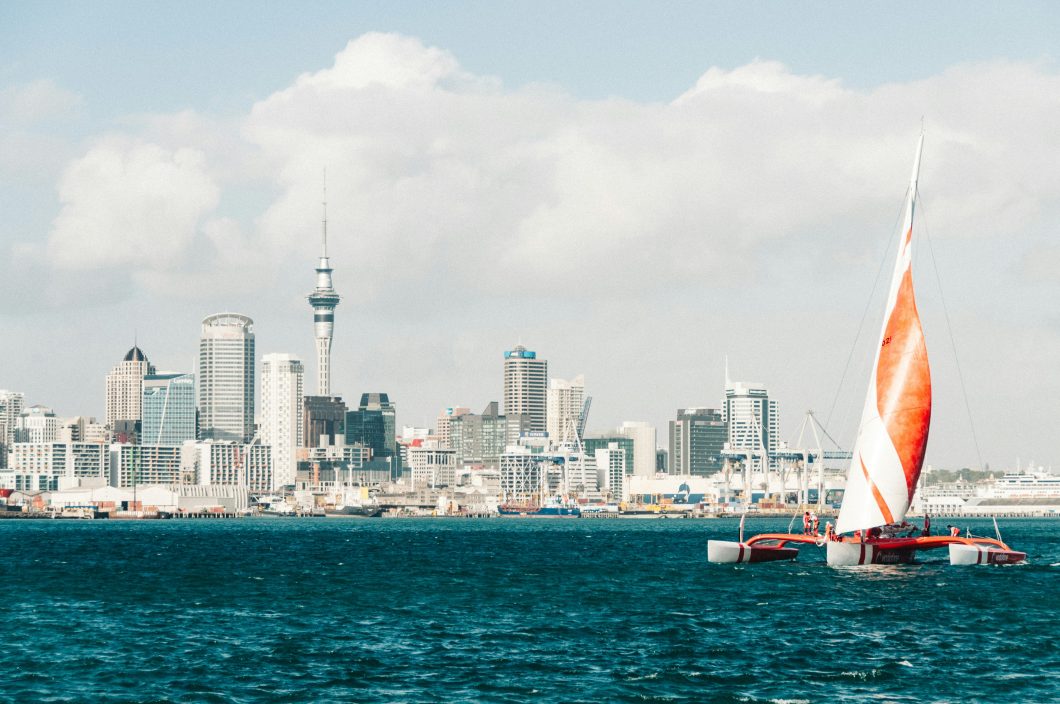 Vista de Auckland, na Nova Zelândia