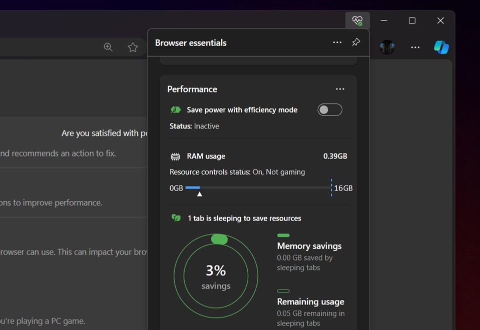 Microsoft Edge testa função que permite ao usuário definir limite de uso da memória RAM 1 microsoft edge canary controle ram