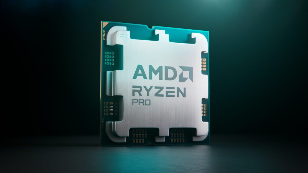 AMD abraça ideia do "AI PC" com os novos chips Ryzen Pro 8040 e Pro 8000 (imagem: divulgação/AMD)