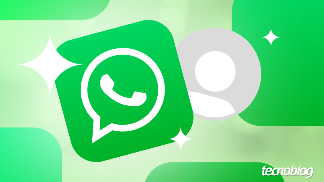 Logo do WhatsaApp em destaque, ao lado do símbolo de uma nova conta