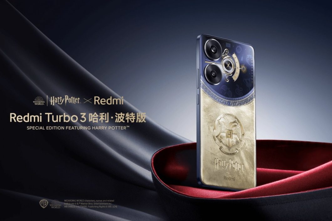 Redmi Turbo 3 tem edição especial para agradar os fãs de Harry Potter (Imagem: Divulgação/Xiaomi)
