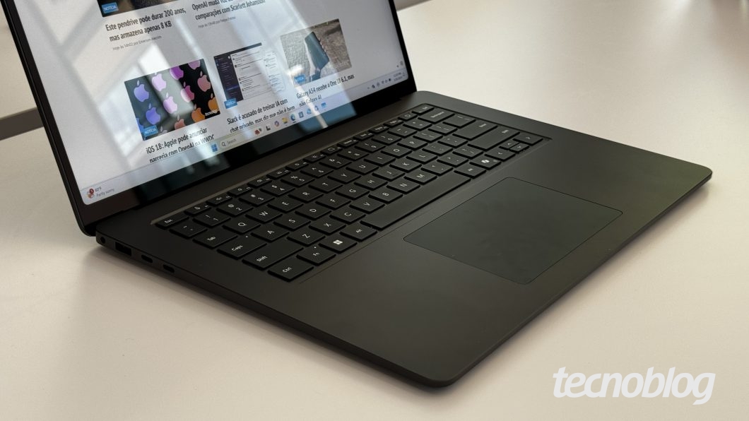 Surface Laptop é apresentado pela Microsoft com IA nativa (Foto: Thássius Veloso/Tecnoblog)