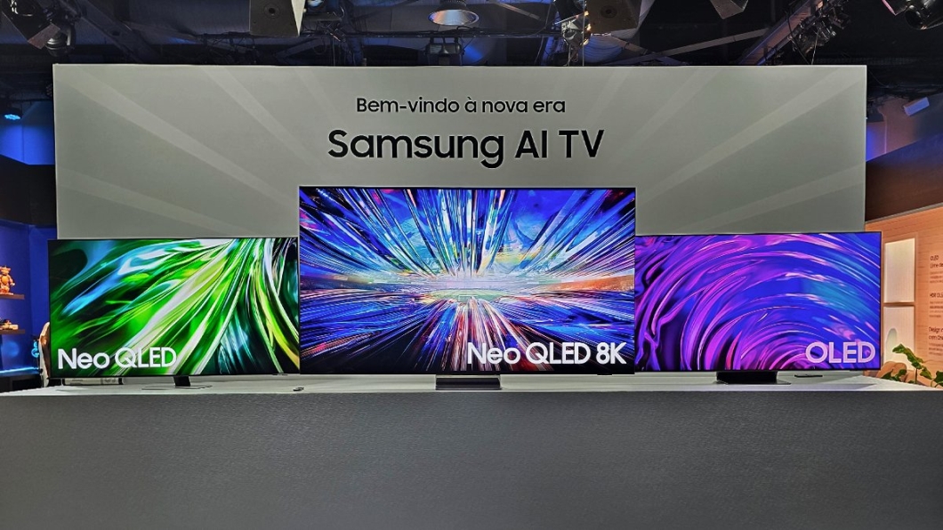 Samsung impulsiona TVs com IA no Brasil com novas linhas Neo QLED e OLED (imagem: divulgação/Samsung)