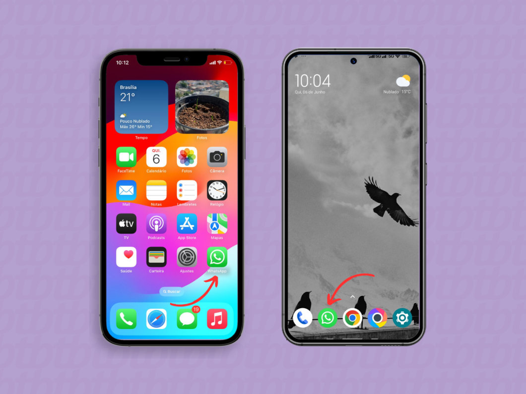 Acessando o WhatsApp pelo iPhone ou pelo Android