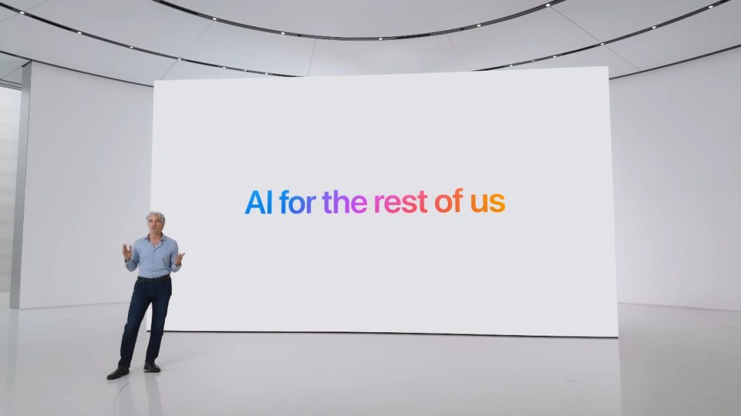 Apple Intelligence é a “IA para o resto de nós” (Imagem: Reprodução/Apple)
