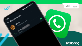 Como compartilhar um contato no WhatsApp pelo celular ou PC