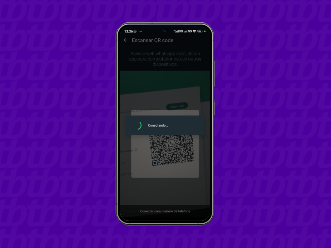 Escaneando o QR Code do WhatsApp Web pelo Android