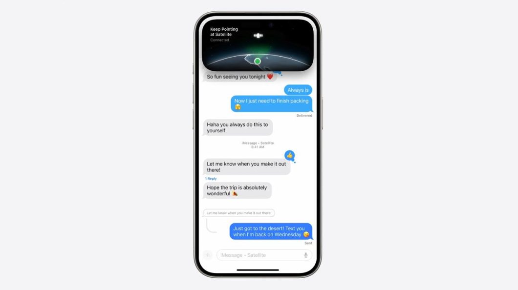 iPhone ganha suporte a iMessage e SMS via satélite no iOS 18 
