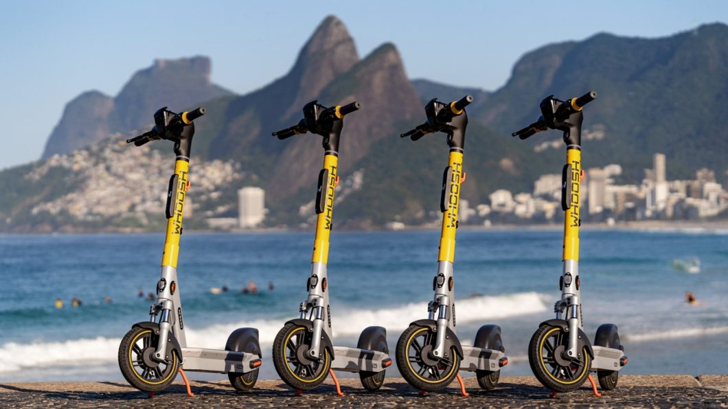 Patinetes Whoosh chegam ao Rio de Janeiro (imagem: divulgação/Whoosh)