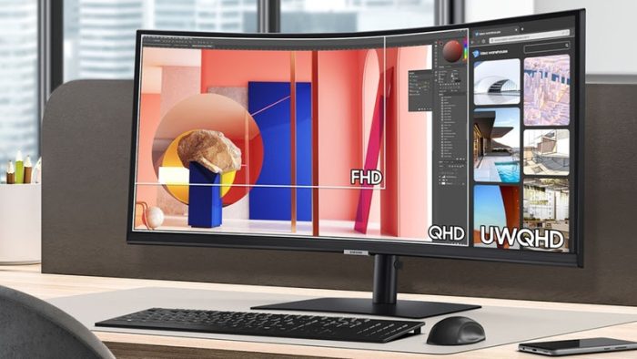 Monitor ViewFinity S6 de 34 polegadas (imagem: divulgação/Samsung)