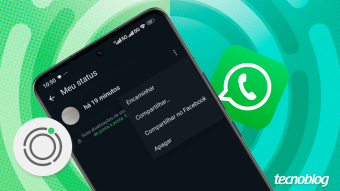 Como encaminhar status do WhatsApp para contatos específicos