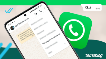 Como mandar mensagens temporárias no WhatsApp pelo celular ou PC