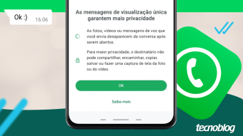 Como enviar uma foto ou vídeo de visualização única no WhatsApp