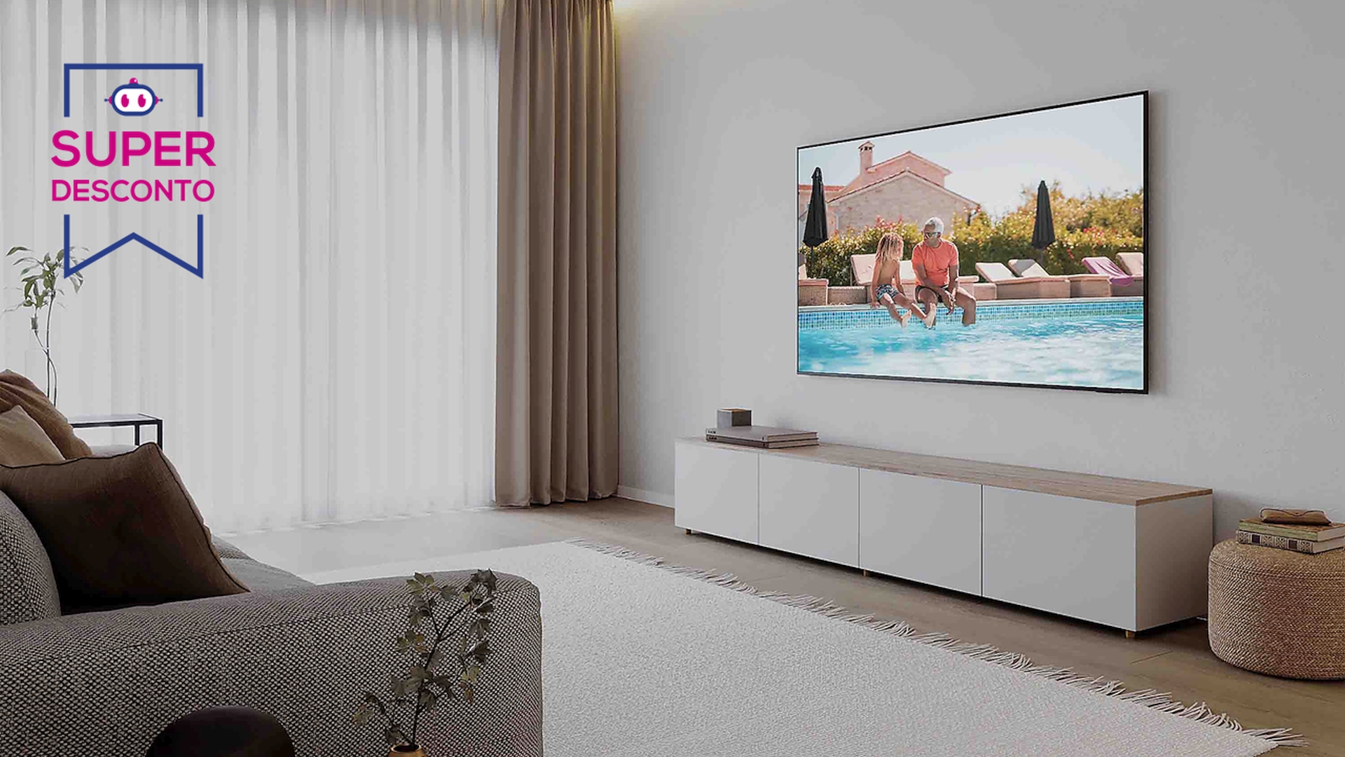 TV Samsung de 70″ tem oferta em até 10x na Amazon