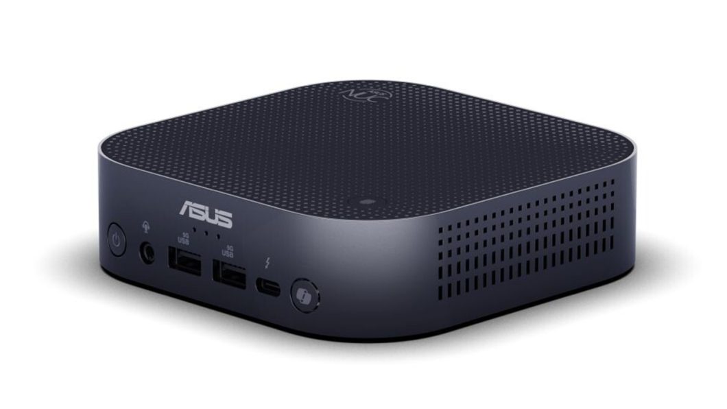 NUC 14 Pro AI com botão Copilot no gabinete (imagem: divulgação/Asus)