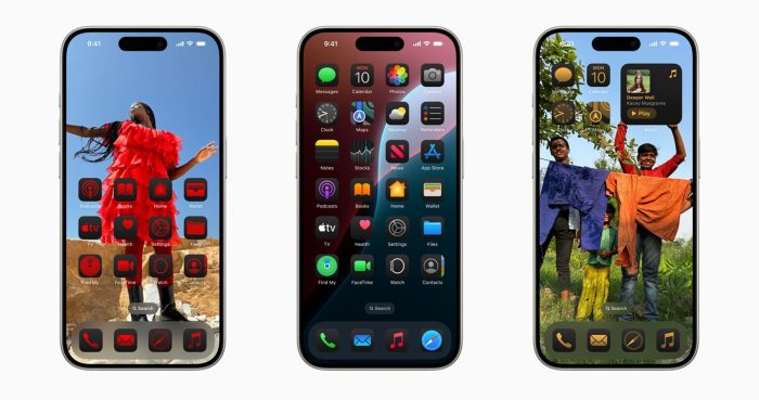 iOS 18 traz mais personalização (imagem: divulgação/Apple)