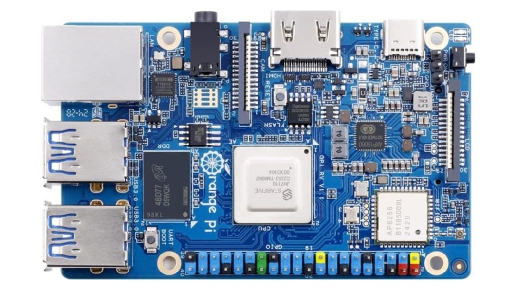 Placa Orange Pi RV (imagem: divulgação/Orange Pi)