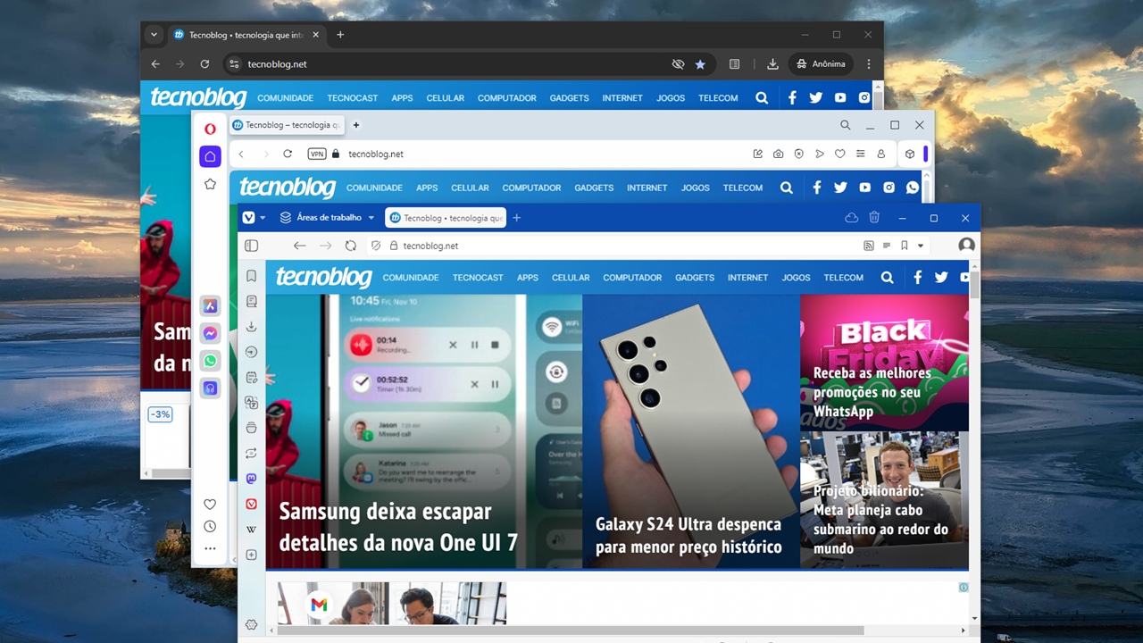 Google, Opera e Vivaldi se unem contra favorecimento do Edge no Windows ...