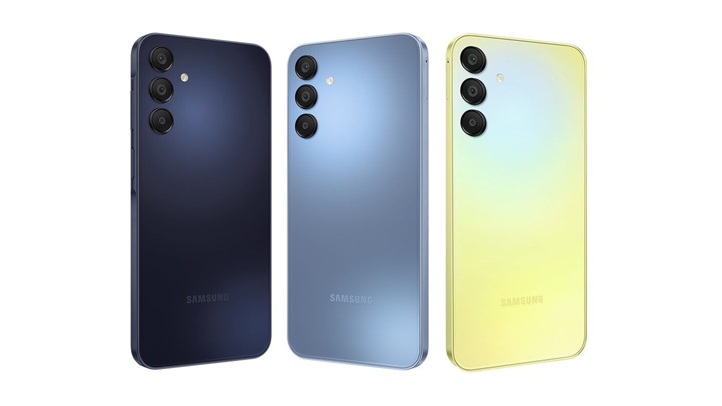 Galaxy A15 tem câmera tripla e três cores disponíveis