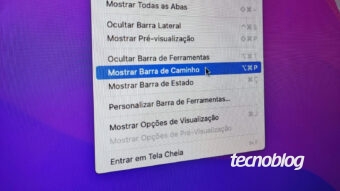 A barra de caminho do Mac consiste no endereço de diretório que mostra a localização exata de pastas ou arquivos no Finder