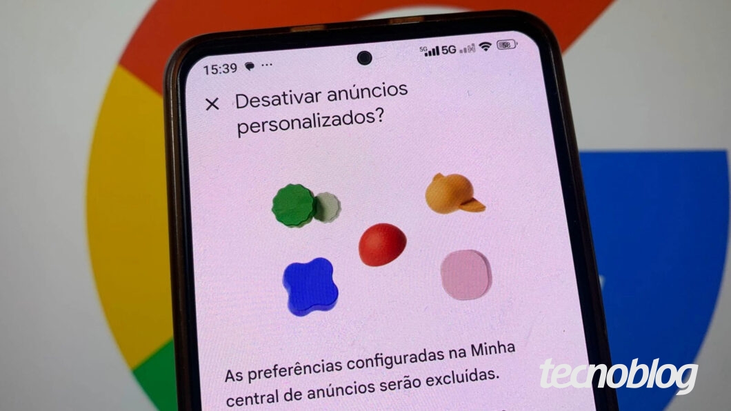 Como desativar anúncios personalizados do Google