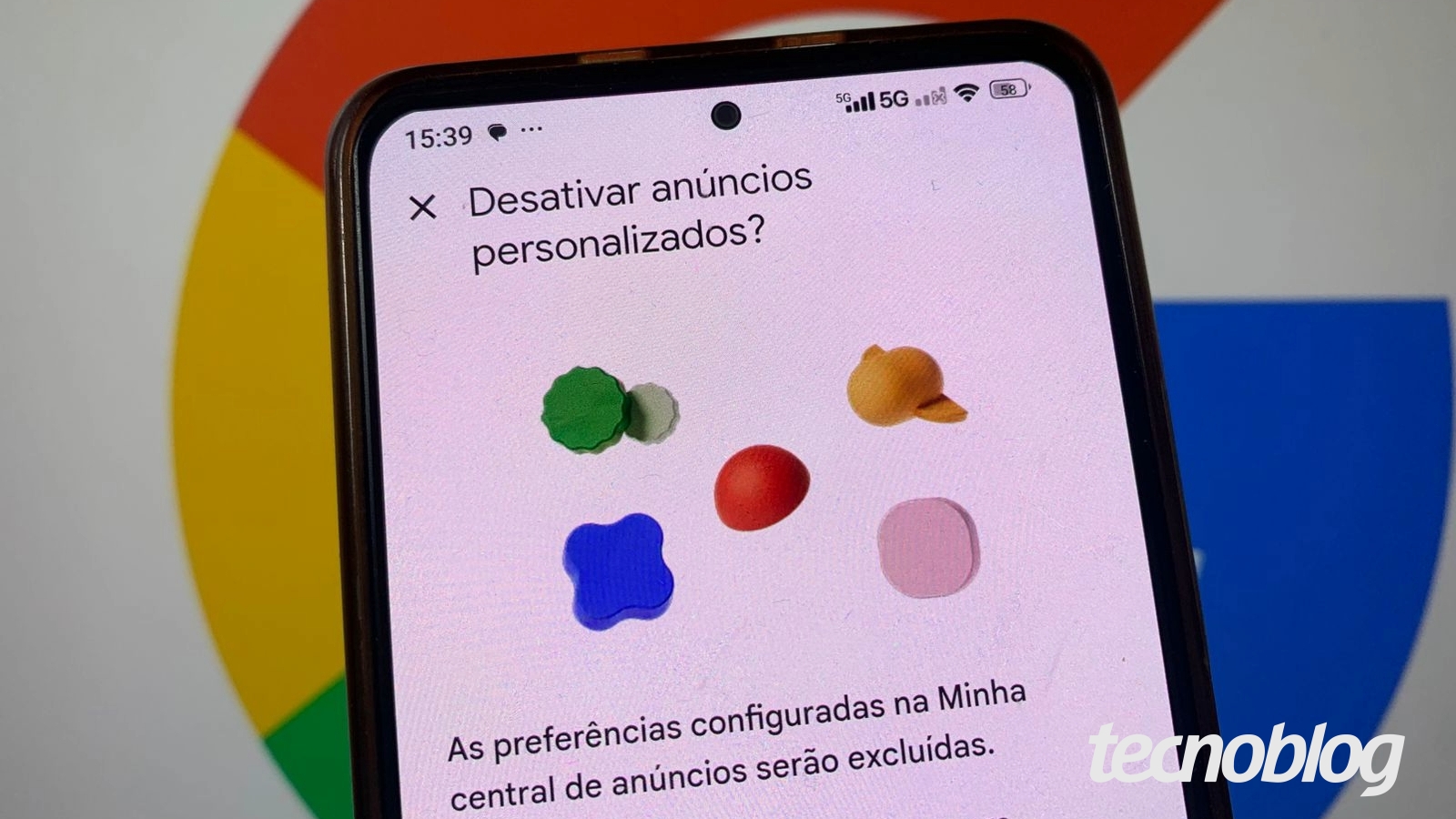 Como desativar os anúncios personalizados do Google