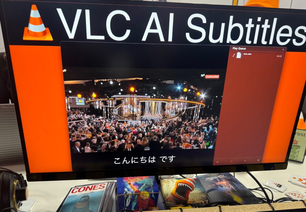 VLC com legenda e tradução para japonês via IA