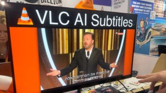 VideoLAN foi à CES 2025 para fazer demonstrações de legendagem e traduções de vídeos no VLC geradas por IA em tempo real