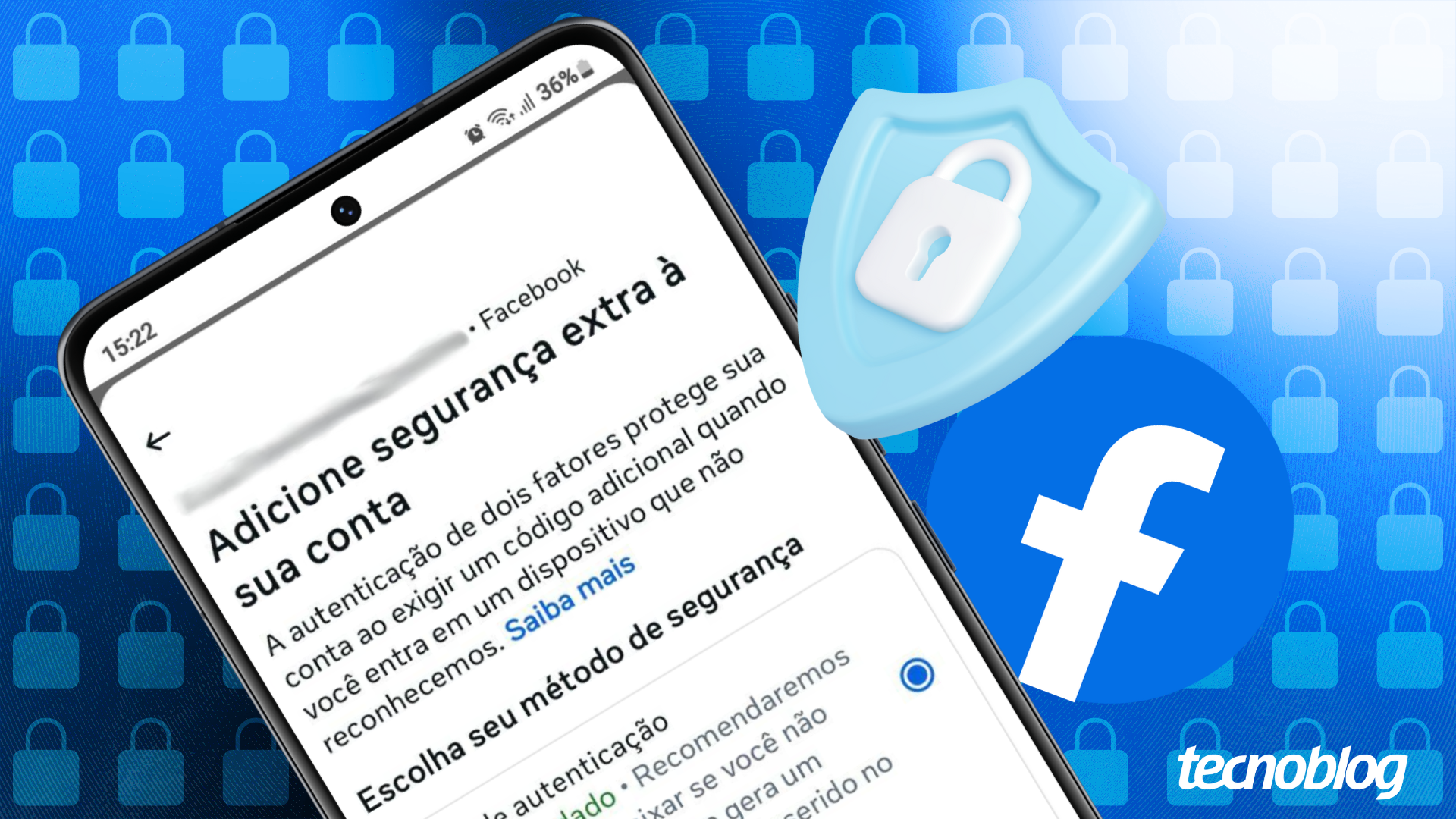 Como ativar a autenticação de dois fatores no Facebook